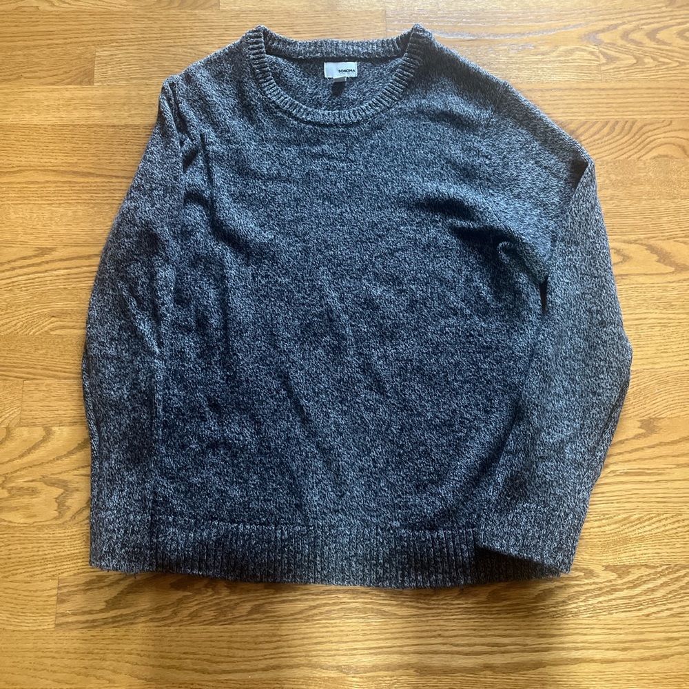 Sonoma Men's Charcoal Sweater